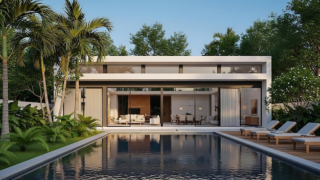 Exclusive luxury residence with panoramic views and refined architectural details